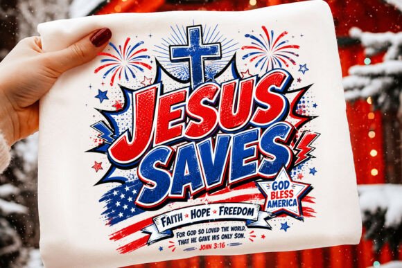 Celebrate Faith and Freedom: The Jesus Saves PNG Collection