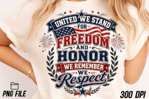 Celebrate Independence with United We Stand 4th of July PNG
