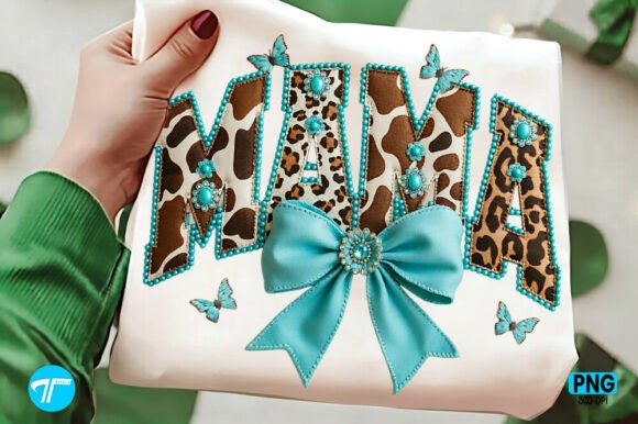 Coquette Mama PNG: Leopard Mothers Day Design Essentials