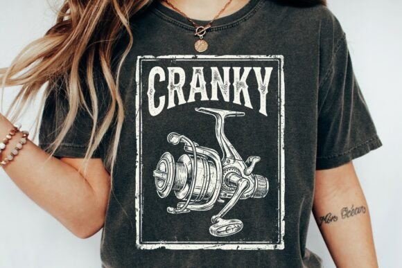 Cranky Fishing Reel Vintage Humor: A Font with Character