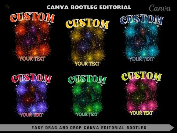 Firework Shine 6 PNG Custom Bootleg: Your Next Bold Design Move