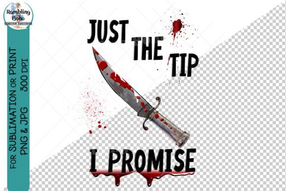 Funny Adult Pun Halloween Knife Tip: A Wickedly Sharp Digital Design