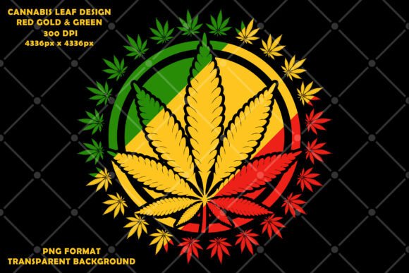 Rasta Colors Cannabis Leaf Design: A Bold Statement for Your Brand