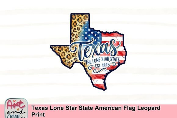 Texas Lone Star State American Flag Leopard Print: A Bold Fusion of Heritage and Edge