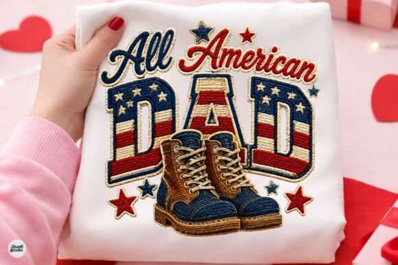 Unpacking the All American Dad, US Patriotic Dad Shirt Design