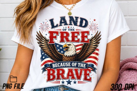 USA 4th of July Eagle Land the Free PNG: Beyond the Fireworks